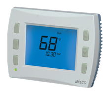 Programmable thermostat with digital display Peco T8168